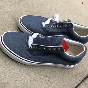 Chambray Vans Old Skool NEVER WORN
